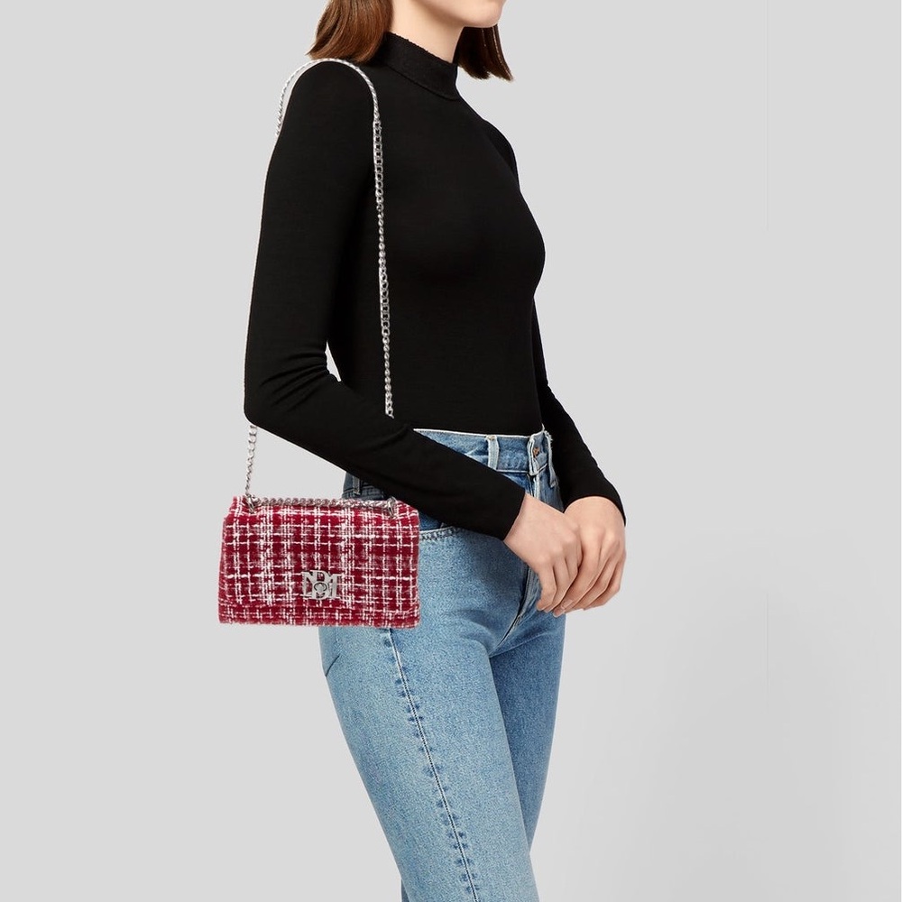 Badgley Mischka Women's Bouclé-Tweed Shoulder Bag NWT - Picture 2 of 5